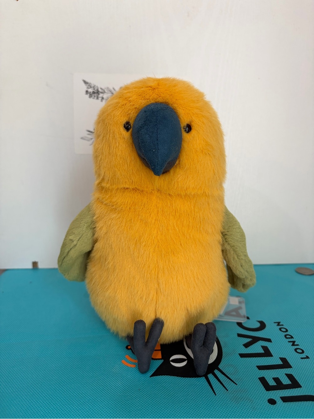 #045 AUTHENTIC Jellycat Budgeby Parrot- NWT